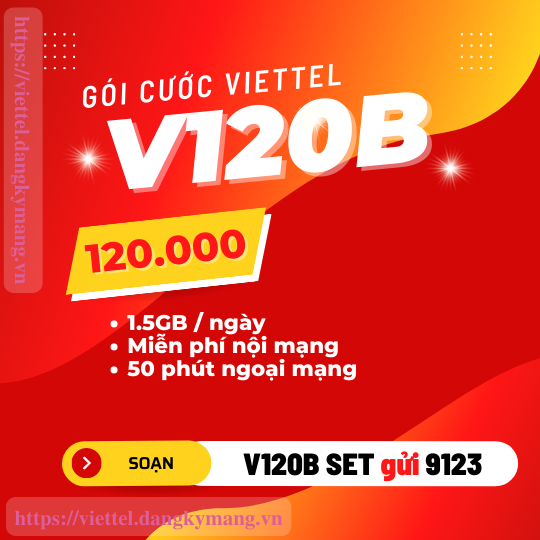 Gói V120B Viettel