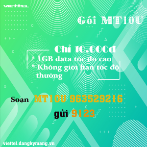 gói MT10U viettel