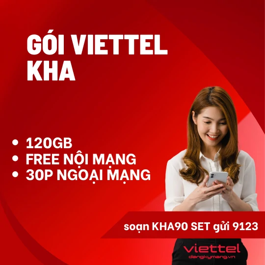 Gói cước KHA90 của viettel