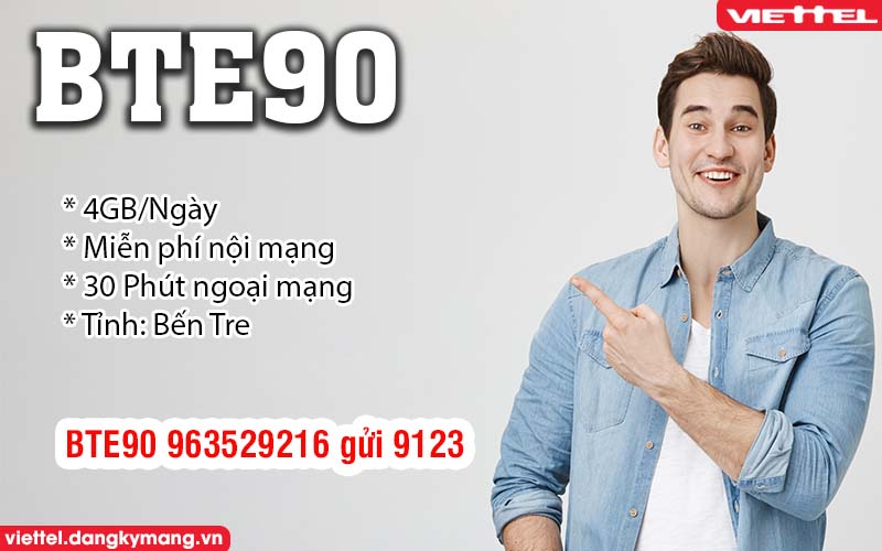 Đăng ký gói BTE90 Viettel