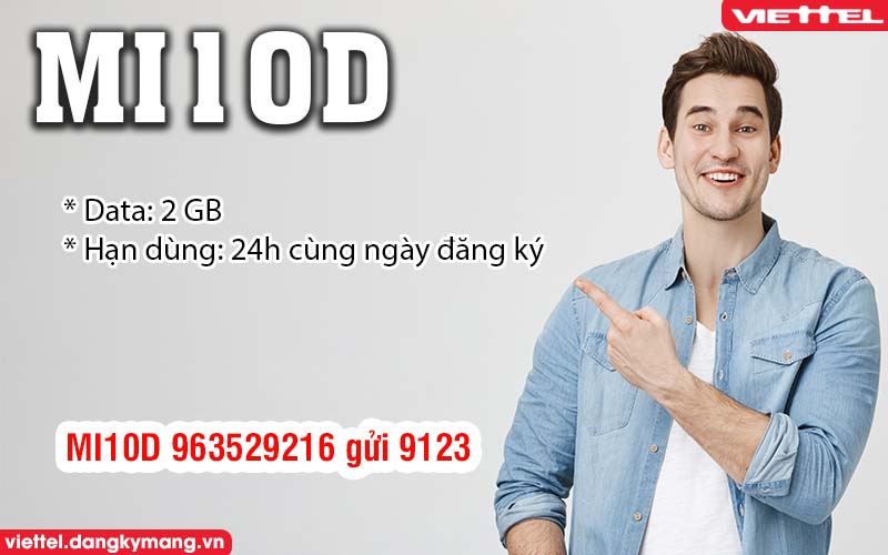 MI10D Đăng ký gói MI10D Viettel