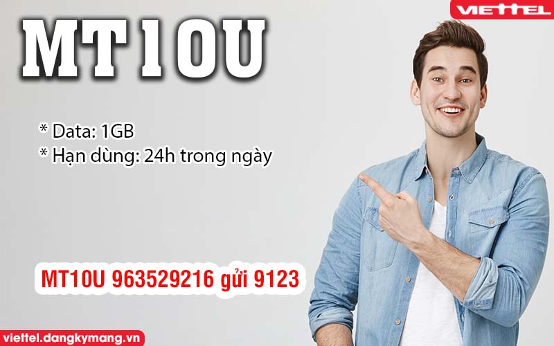 MT10U Đăng ký gói MT10U Viettel