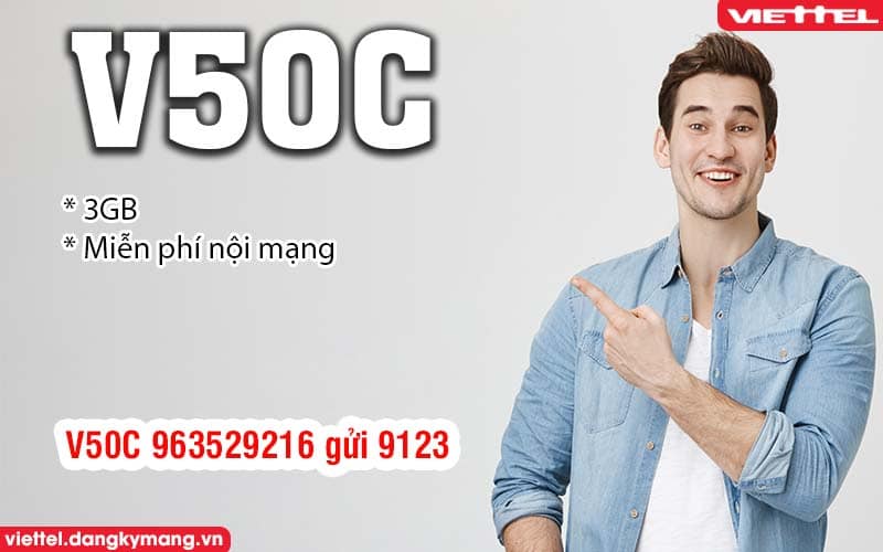 V50C Đăng ký gói V50C Viettel