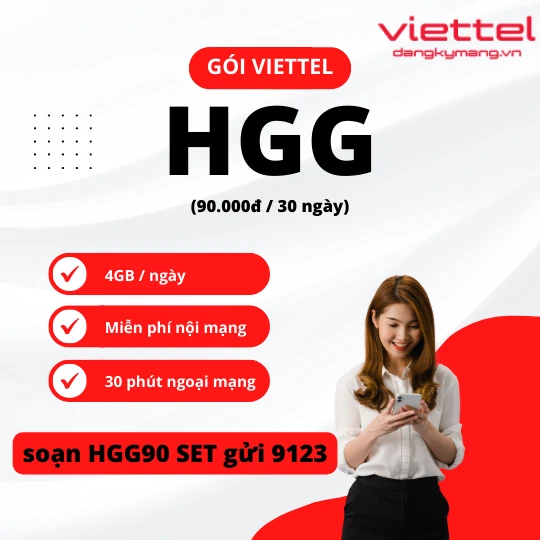 Gói cước HGG90 của viettel