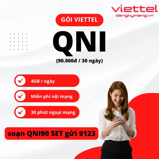 Gói cước QNI90 của viettel