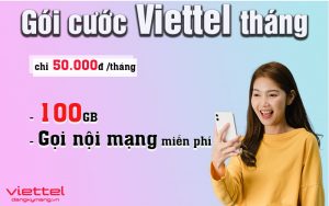 Gói cước Viettel 50k tháng