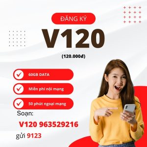 Cách đăng ký gói V120 Viettel