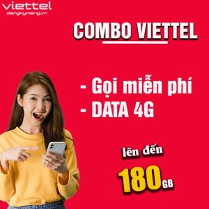 Đăng ký gói cước combo data gọi Viettel