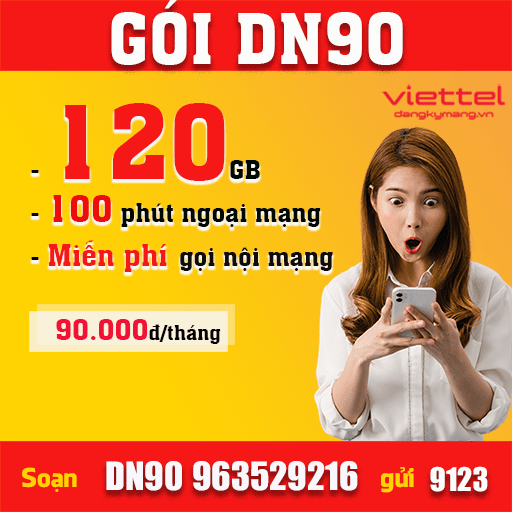Gói cước DN90 của viettel