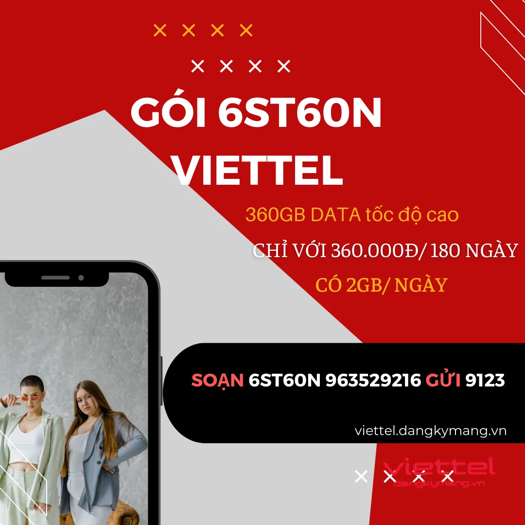 Gói cước 6ST60N Viettel