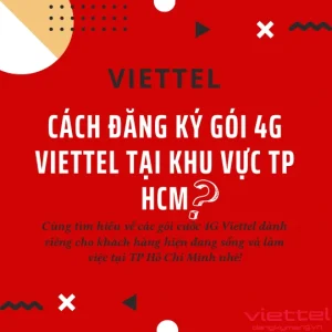Đăng ký gói cước 4G tại TP.HCM