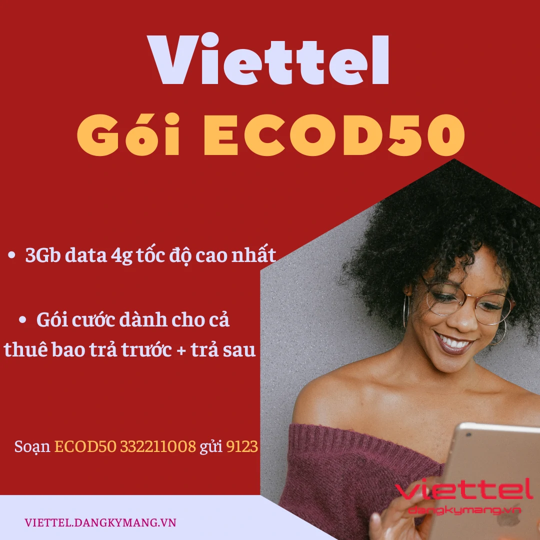 Gói cước ECOD50 Viettel