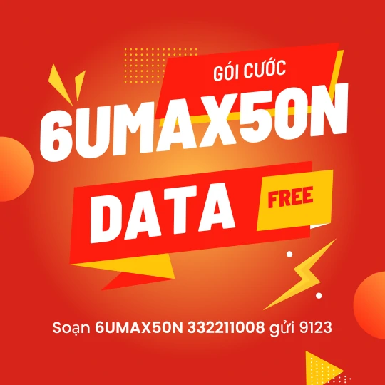 Gói 6UMAX50N của Viettel