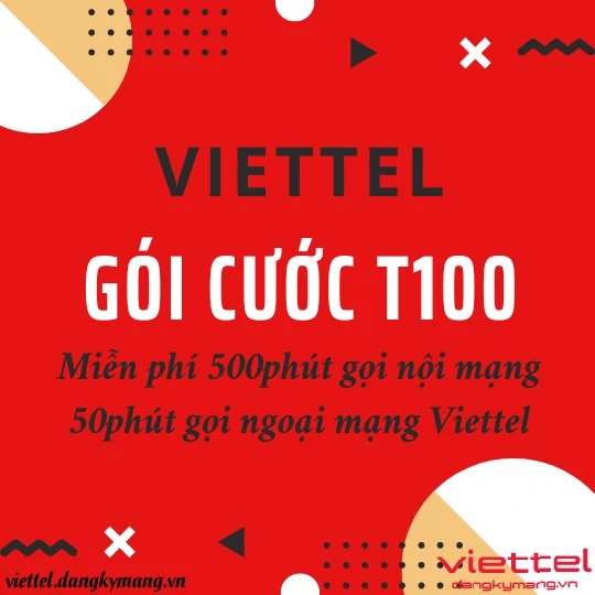 Đăng ký gói cước T100 Viettel