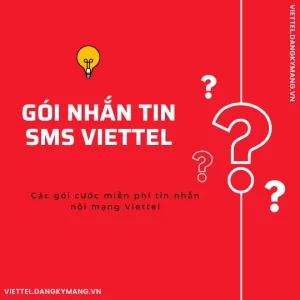 Gói cước nhắn tin Viettel miễn phí