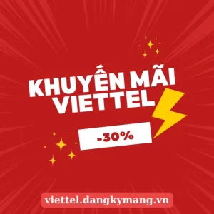 Khuyến mãi Viettel giảm giá gói cước 4G