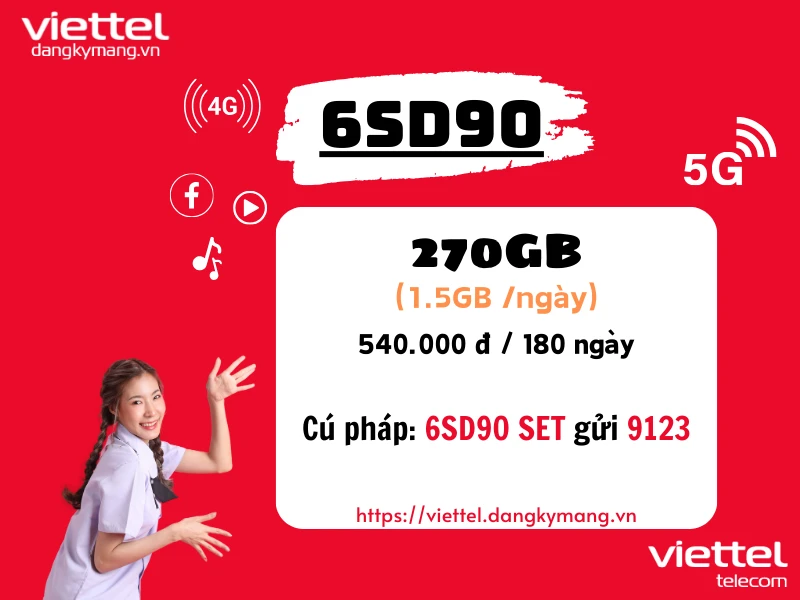 Gói 6SD90 Viettel