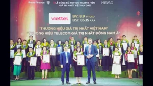 Viettel lot top 1 Viễn thông Đông Nam Á