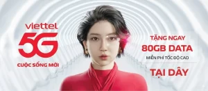 Cách nhận 80GB data Viettel tặng miễn phí