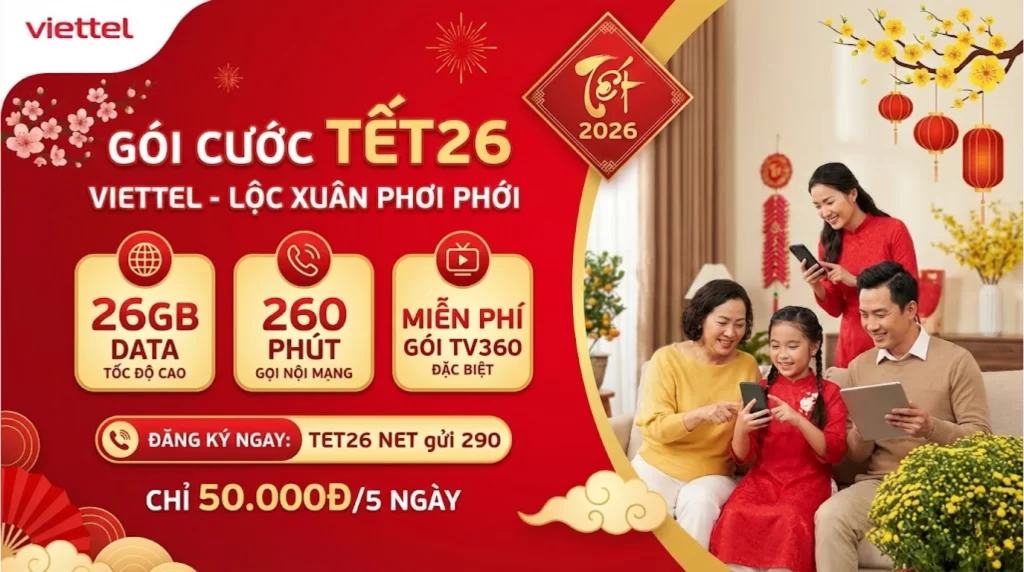 Gói 5G Tết của Viettel
